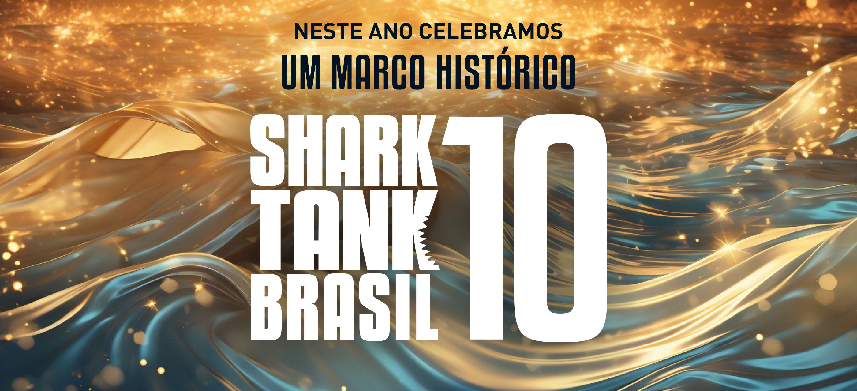Hero de landing Shark Tank Brasil